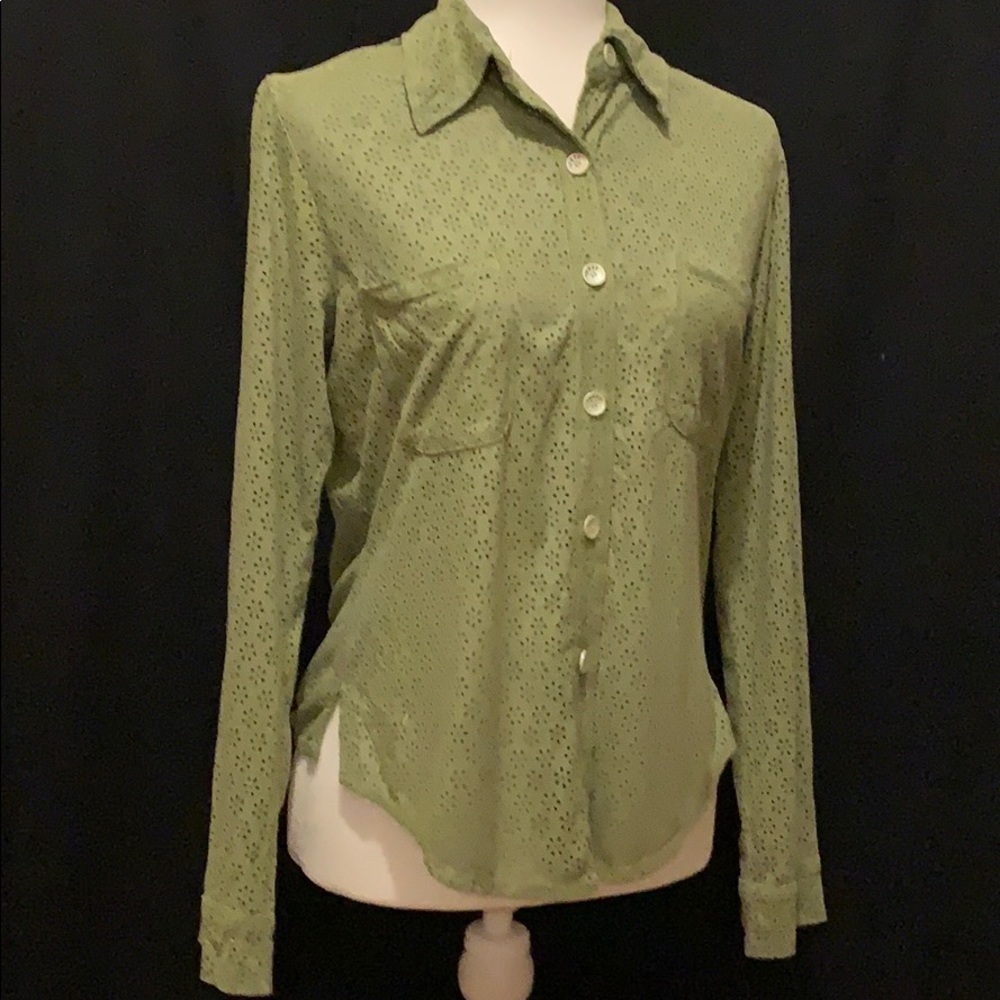 David Dart Sport ultra suede shirt, size S